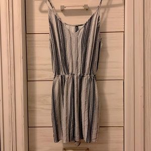 Black and white romper